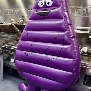 Limited Edition Mcdonald's 7FT Grimace Pool Float